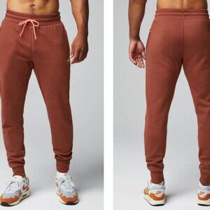 Fabletics Go To Jogger Men's Small Rustic Fleece Tapered Sweatpants 29" Inseam